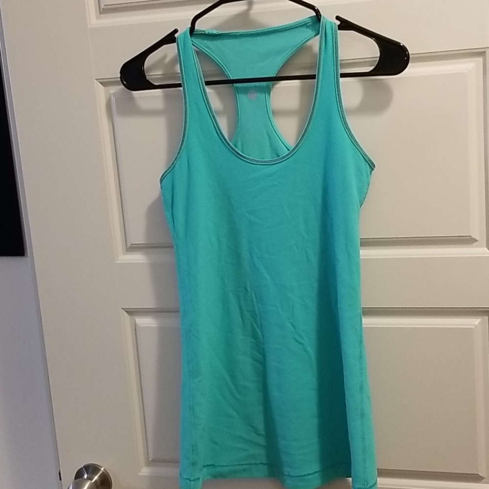 Lululemon Turquoise Racerback Tank
